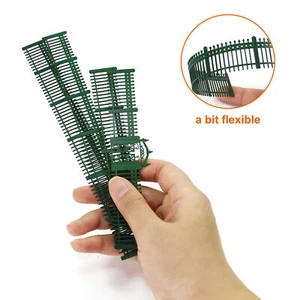 HO Scale 1:87 Model Fence with Gates Plastic Fencing w/ Door Kit LGHOAH11 - Picture 1 of 11