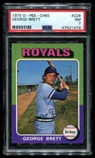 PRISTINE / CENTERED Harshly Graded  1975 OPC O-Pee-Chee #228 George Brett PSA 7