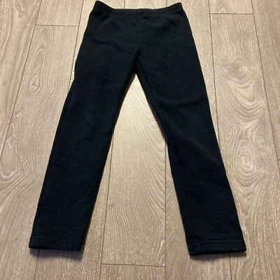 Pantalones deportivos Carters para niñas negros brillantes pantalones pullon 7 suaves cómodos Foto 1 de 4
