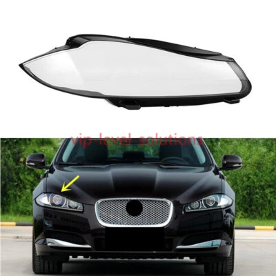 Cubierta transparente de lente de faro lateral derecho para Jaguar XF 2012-2015 + pegamento sellador Foto 1 de 4