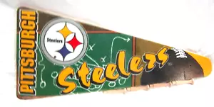 22" L Steelers football team pennant board rack kit for hats or coats-Brand New! - Picture 1 of 2