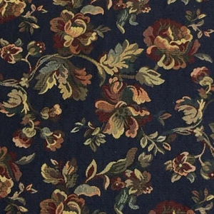 Burch Fabrics Louise Navy Upholstery Fabric - Picture 1 of 3