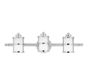 Quoizel TB8603C Polished Chrome 3-Light 26" Reversible Bathroom Vanity Light - Picture 1 of 11