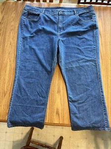 EUC! Falls Creek Vintage Women's Blue Jeans Plus Size 26W Short Bootcut Classic - Picture 1 of 7