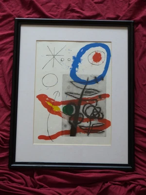 Joan Miro Lithographie "Stier" aus 1965 - Bild 1 von 4