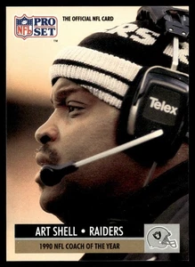 1991 Pro Set Art Shell Los Angeles Raiders #4 - Picture 1 of 2
