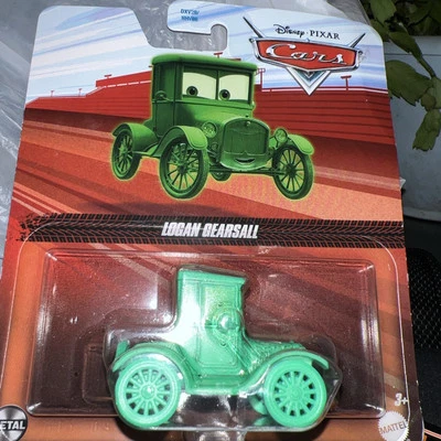 NUEVO 2024 DISNEY - COCHES PIXAR - LOGAN GEARSALL VERDE Foto 1 de 4