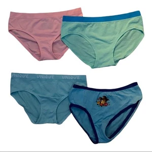 Girls Panties NEW Lot of 4 Size 6 and Medium - Picture 1 of 1