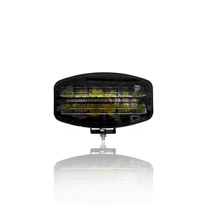 12v - 24v Smoked Jumbo Oval LED Dual Function DRL Driving Spot Light with E-Mark - Picture 1 of 10