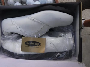 New Old Stock White Top Line Golf, Golfschuhe 11 1/2 - Bild 1 von 9
