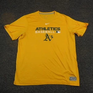 Oakland Athletics Camicia Uomo XL MLB Baseball Nike Dri-Fit Autentica Collezione T - Foto 1 di 10