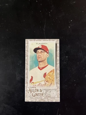2020 Allen & Ginter JACK FLAHERTY - GOLD MINI MINT STL Cardinals Topps SP #90 - Image 1 of 2