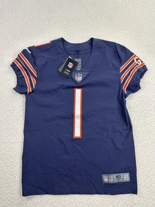 Maglia Nike Vapor Elite Chicago Bears da uomo taglia 40 Medium Fields #1 NFL On Field - Foto 1 di 10