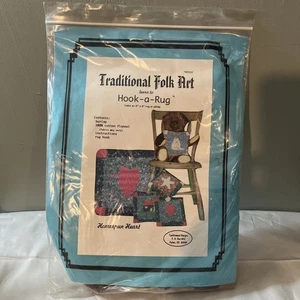 Patrones De Colección Gancho Tradicional Un Arte Popular Nuevo Sellado Hecho en Casa Corazón Gancho Arpillera - Imagen 1 de 5