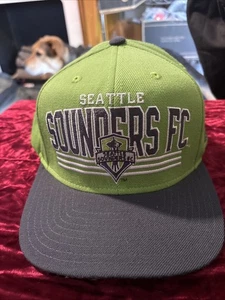 Seattle Sounders Hat Adidas Osfm SnapBack - Picture 1 of 11