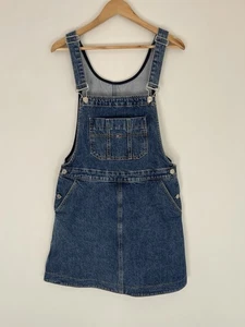 Tommy Jeans Womens Denim Dungaree Dress Size S Blue A-Line EUC RRP$259 - Bild 1 von 8