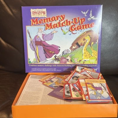 Noah Memory Match-Up Game Vintage 1998 By RAINFALL Educational Toys COMPLETE - Image 1 of 4