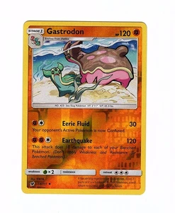 Gastrodon 54/111 Sm-Crimson Invasion Reverse Holo - Tarjeta Pokémon - Imagen 1 de 2