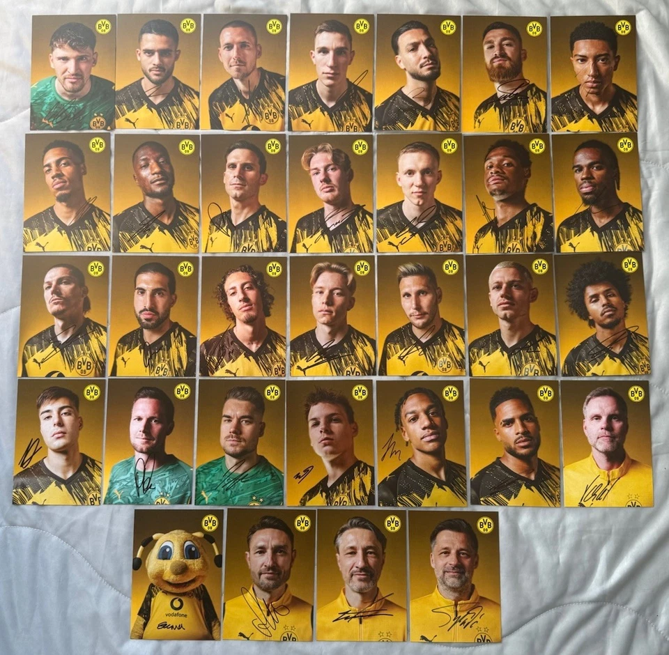 32x AK BVB 2025-26 AUTOGRAMMKARTENSATZ BORUSSIA DORTMUND 25-26 Autogrammkarten - Bild 1 von 2