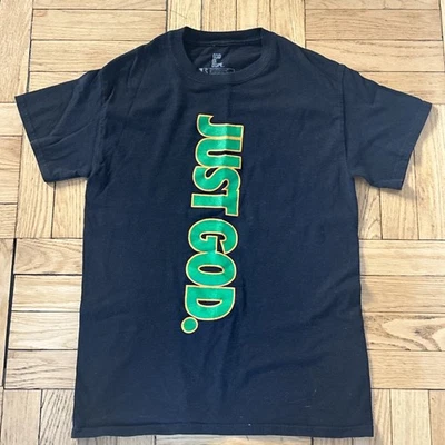 God is Dope Just God Black Short Sleeve Cotton T-Shirt Men's Small  - Image 1 of 3