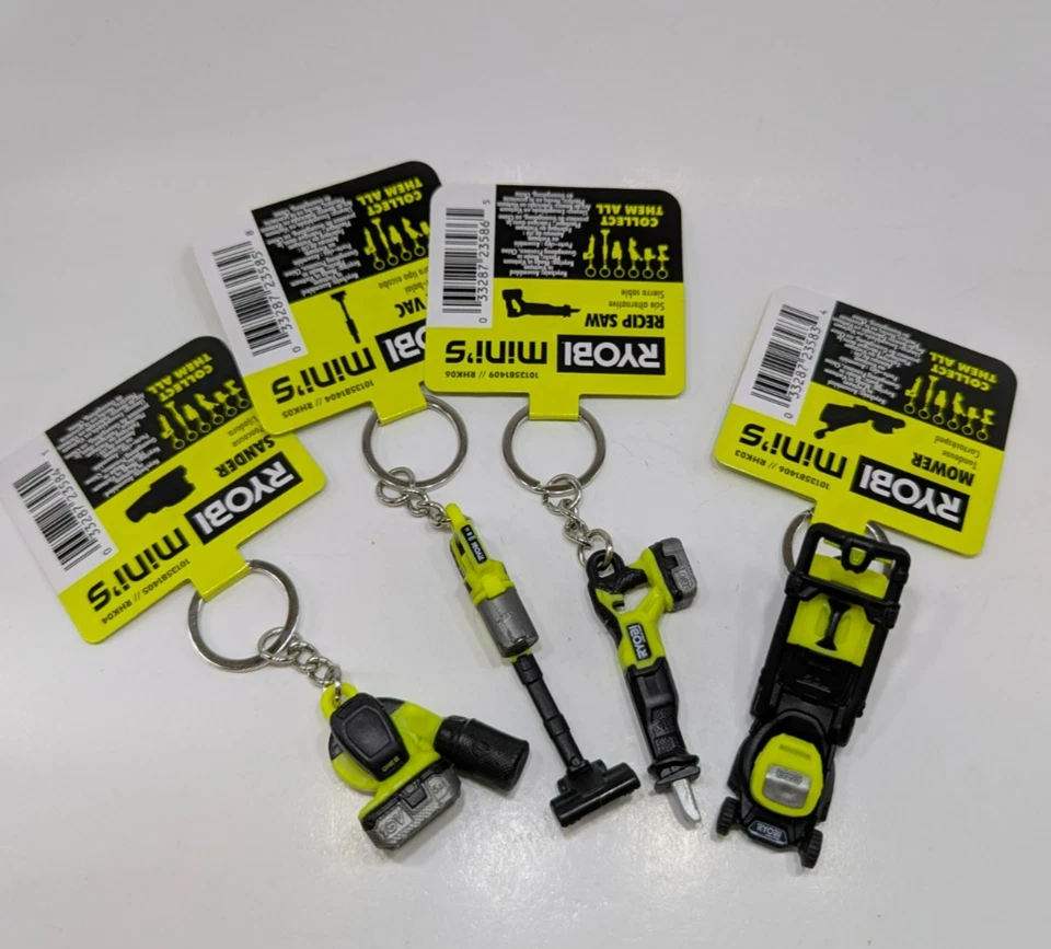 RYOBI Mini’s Llavero Llavero Uno+ Herramientas Eléctricas Manitas Regalo 6 Opciones Disponibles Foto 1 de 1