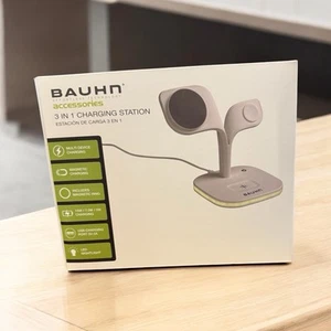 BAUHN 3-1 CHARGING STATION * NEW * Phone Watch Earbuds, Nightlight +USB Port - Photo 1 sur 2