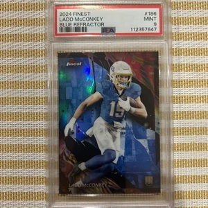 LADD McCONKEY 116/150 2024 Topps Mejor REFRACTOR AZUL RC #186 Calificado PSA 9 COMO NUEVO - Imagen 1 de 4