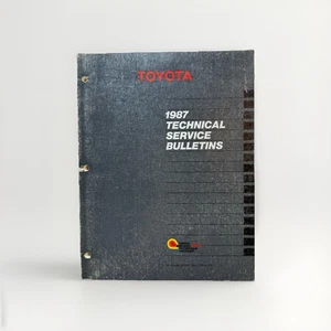 Toyota 1987 OEM Bulletins Shop Service Repair Manual Engine Transmission Guide - Bild 1 von 11