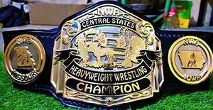 NEW NWA CENTRAL STATE HEAVYWEIGHT WRESTLING CHAMPIONSHIP TITLE BELT 4MM CNC ENGR - Picture 1 of 8