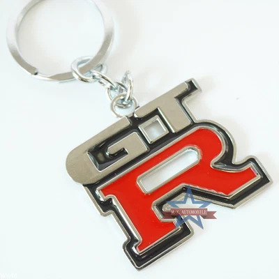 1Pc Nissan GTR Schlüsselanhänger Autos Transponr Lanyards Schlüsselring Metall* - Bild 1 von 4