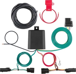 Arnés de cableado personalizado T-Connector remolque enganche remolque luces CURT 56481 - Imagen 1 de 16