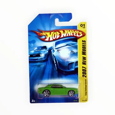 Hot Wheels Dodge Challenger Concept 1/180 - Green - 2007 Mainline A - Image 1 of 4