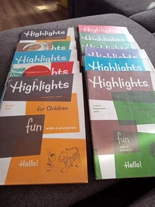 Highlights Magazines for Children 11 Issues from 1962 to 1965 Vintage - Picture 1 of 12