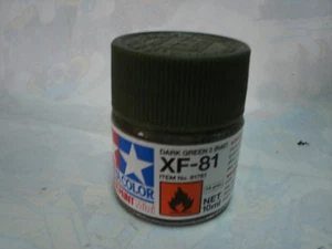 TAMIYA ACRILICO 10 ml  - XF81 DARK GREEN 2 RAF  - Imagen 1 de 1