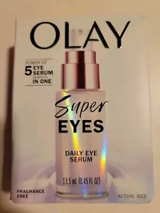 Suero diario para ojos Olay Super Eyes sin fragancia 13,5 ml/0,45 oz. Nuevo En Caja Precintado - Imagen 1 de 6