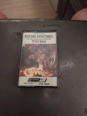 Peter Maag, Paris Conservatoire Orch. - Rossini Overtures London Cassette Tape - Image 1 of 2