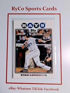 2008 Topps Updates & Highlights - #UH10a Evan Longoria (RC) - Picture 1 of 2