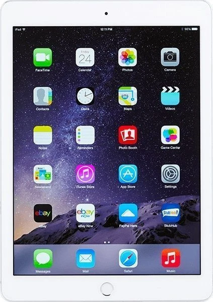 Apple iPad Air 2 32GB, WLAN, 24,64 cm, (9,7 Zoll) - Silber - Bild 1 von 1