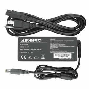 AC-DC Adaptor Battery Charger for IBM Lenovo 20V 3.25A X61 Power Supply Cord PSU - Picture 1 of 4