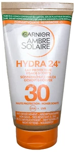 Garnier Ambre Milch HYDRA 24h Sonnenschutz-Milch FPS30 50ml Tube 1er Pack - Bild 1 von 2