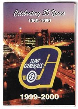 1999-00 Flint Generals CoHL UHL IHL Hockey Schedule !!! Pepsi