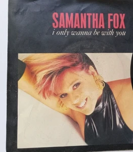 Record Picture Sleeve only SAMATHA FOX I Only wanna be with you - Imagen 1 de 2