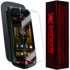 Skinomi Brushed Steel Skin+Screen Protector for Casio G'zOne Commando 4G LTE