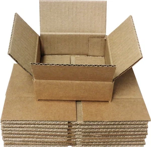 (10) CDBC05 5 CD-Boxen Versandtaschen Aufbewahrung braun Karton Versand Abholung Lager - Bild 1 von 3