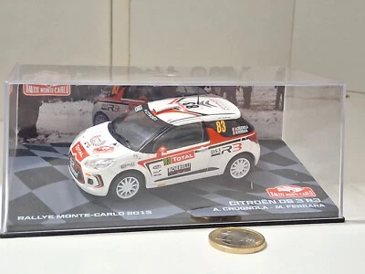 DEA CITROEN DS 3 R 3 RALLY MONTE CARLO 2013 GRUGNOLA FERRARA SCALA 1/43 0170486 - Immagine 1 di 2