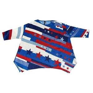 Maglione Berek stelle e righe taglia 1X nuovo con etichetta - Foto 1 di 9