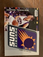Iakovos Tsakalidis 2001 Stadium Club Game Worn Jersey Card - SC-PS9