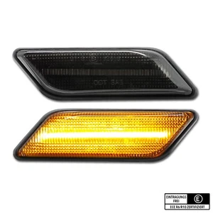 SCHWARZE LED Seitenblinker BMW Z3 E36/7 E36/8 M Roadster Coupe - Bild 1 von 5