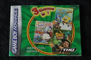 3 Games In 1 GBA Manual AGB-B44P-UKV - Imagen 1 de 1