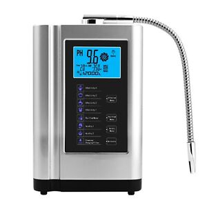 Alkaline Water Ionizer machine hydrogen water Purifier pH3.5-10.5 Water filter